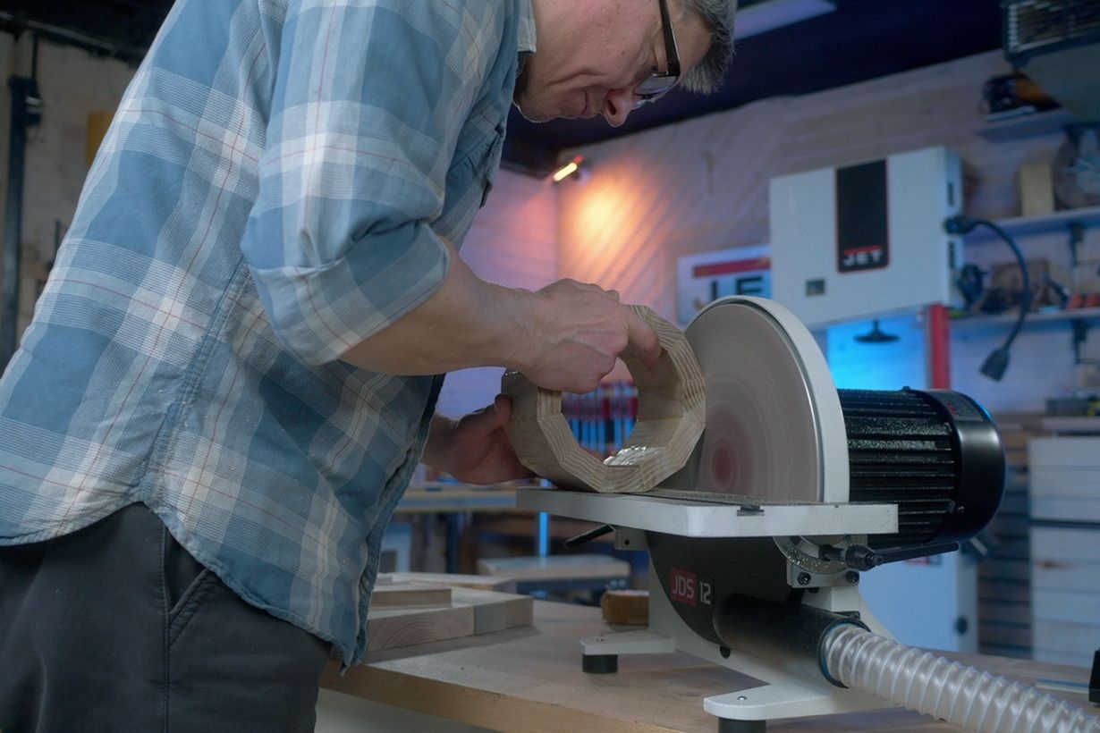 JET JDS-12 Тарельчатый шлифовальный станок 230 В